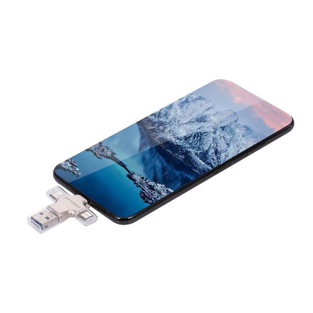 Yvonne  y23 usb-stick usb 2.0 u- schijf 32gb 16gb usb lightning micro usb type-c vier-in-één hoge snelheid otg u-schijf voor telefoon