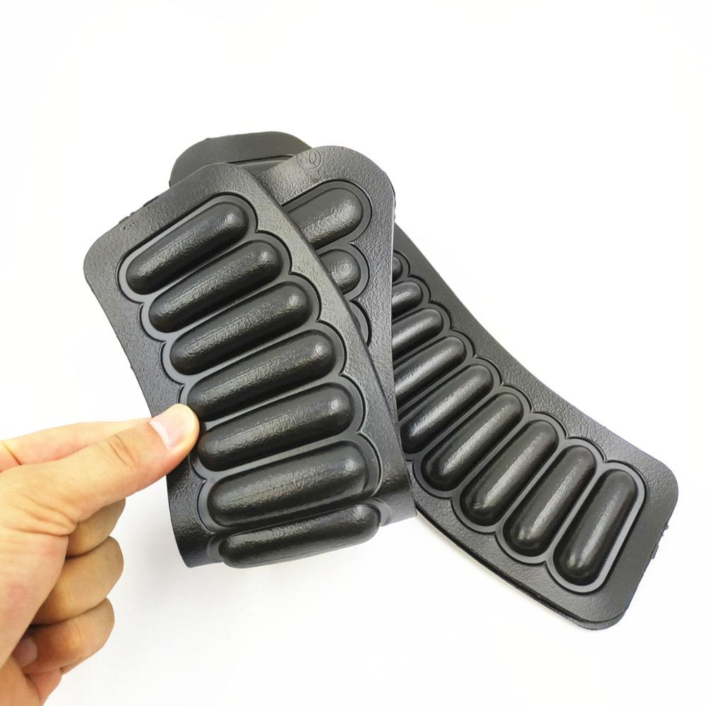 Zwarte zachte pu schoudervullingen van rubber, 38cm*7.5cm stuks 4 doe-het-zelf reparatie rugzak, schoudertassen, naaiaccessoires