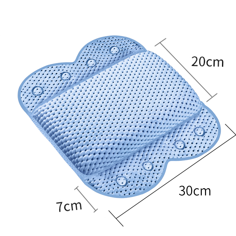 Badkuipkussen Badhoofdsteun Badkuipkussen Zacht badkamerkussen Home Spa Badkussen Jacuzzi-kussen Nekbescherming Antislip: Lavendel