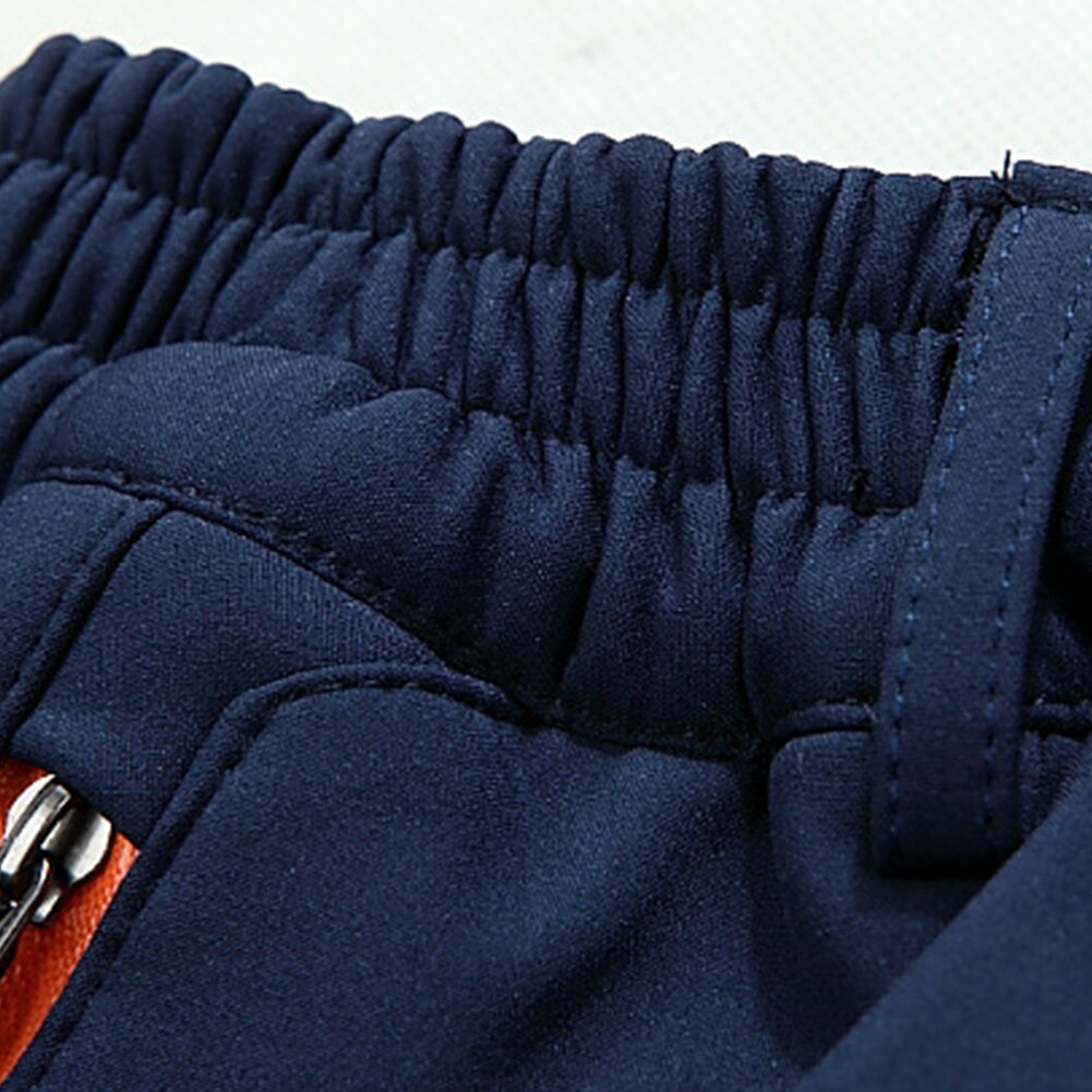 Men Trekking Winter With Belt Soft Shell Travel Climbing Long Waterproof Training Hiking Pants Outdoor Sports Ski Warm Windproof