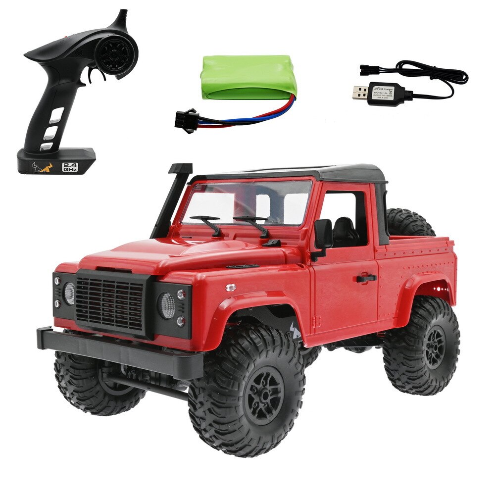 MN-91 1:12 RTR/KIT Version 2.4G RC Car Remote High Speed Off Road Truck Vehicle Toy RC Rock Crawler Buggy Climbing Car Boy Toys: MN-91 RTR Red