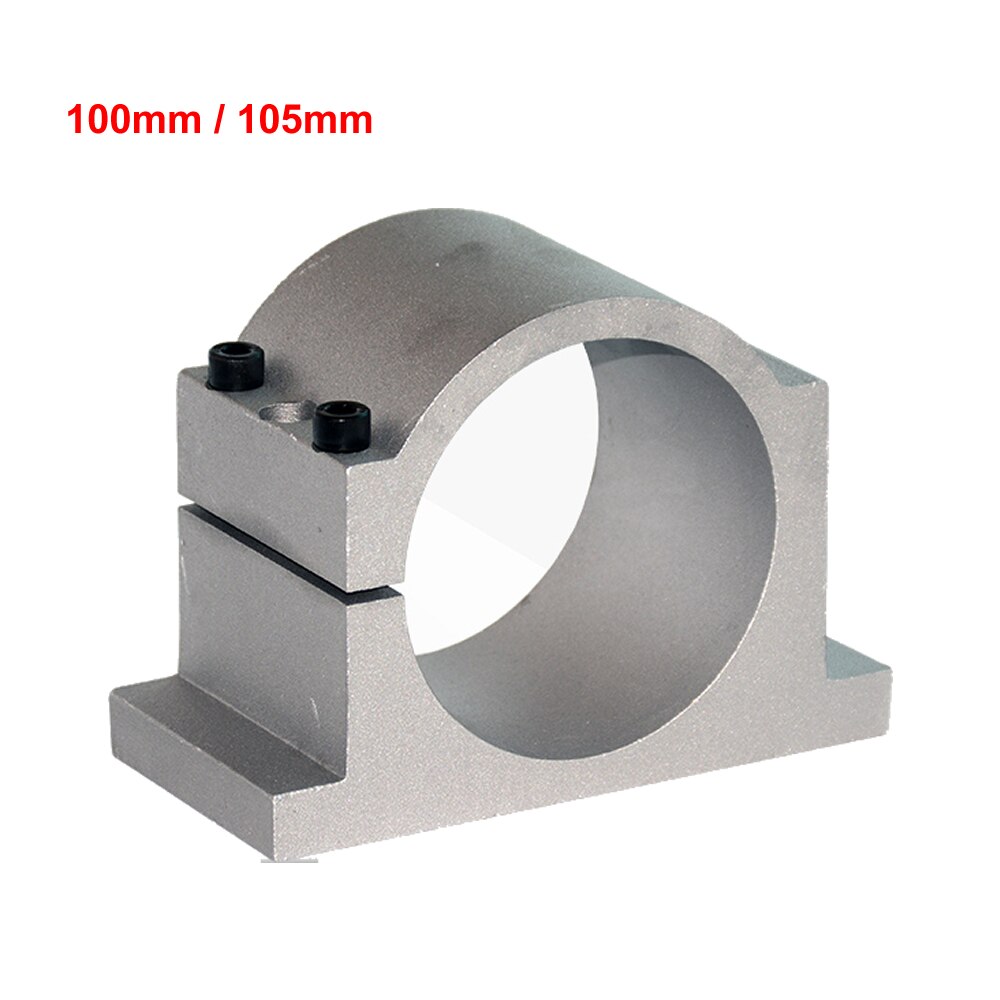 100MM 105MM CNC Spindle Motor Holder Mount Cast Aluminum Fixture Mounting Bracket Clamp for 4.5KW Water Cooled CNC Spindle Motor