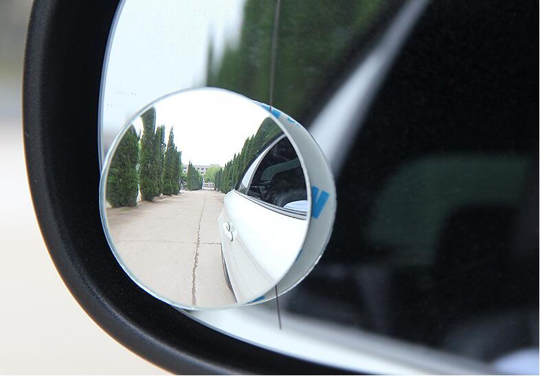 2 Stuks Auto Achteruitrijcamera Bolle Spiegel 360 Graden Roterende Groothoek Ronde Spiegel Groothoek Blind Spot Auto Exterieur accessoire