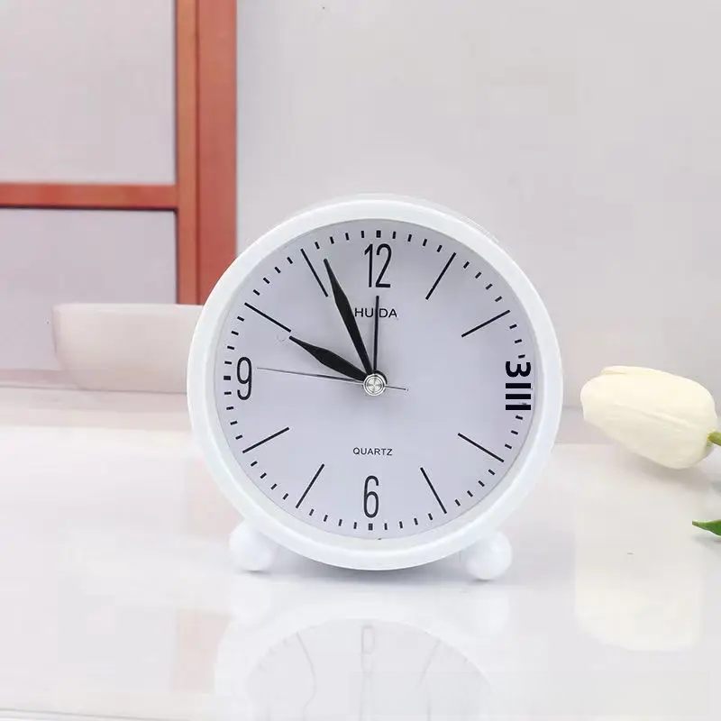Cutesimple Alarm Clock For Children Early Education Desktop Wake-up Tool Bedroom Study Clock Easy To Read Time Display: GRAY