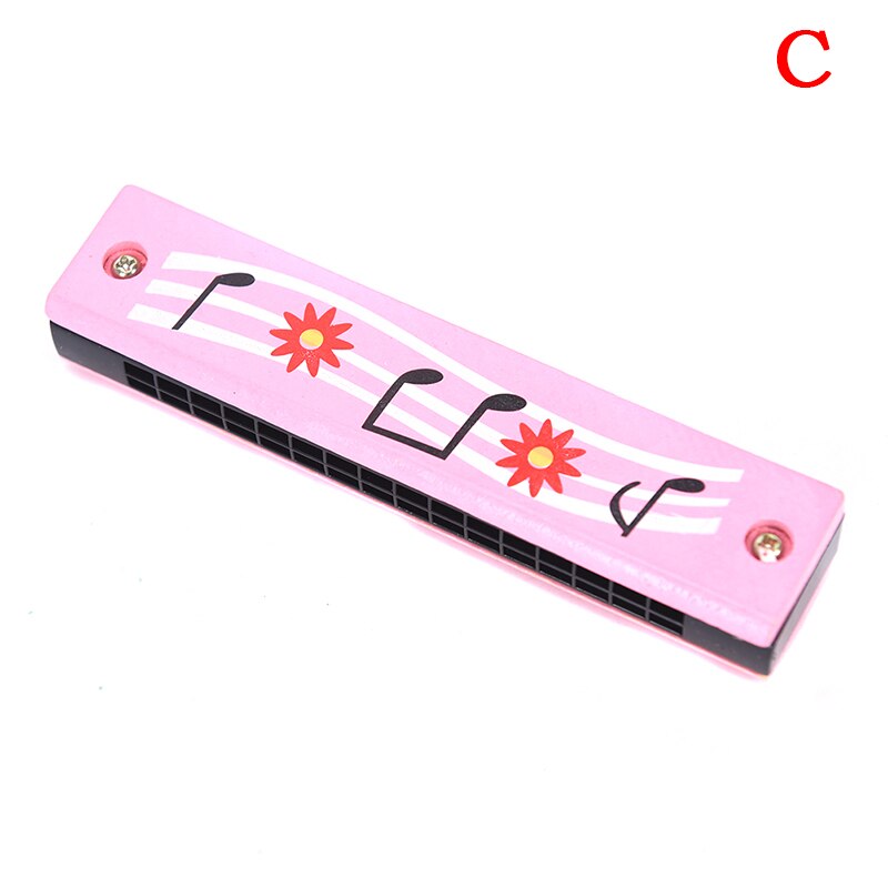 16 Hole Two Rows Harmonica Key of C Mouth Metal Organ for Beginners: C