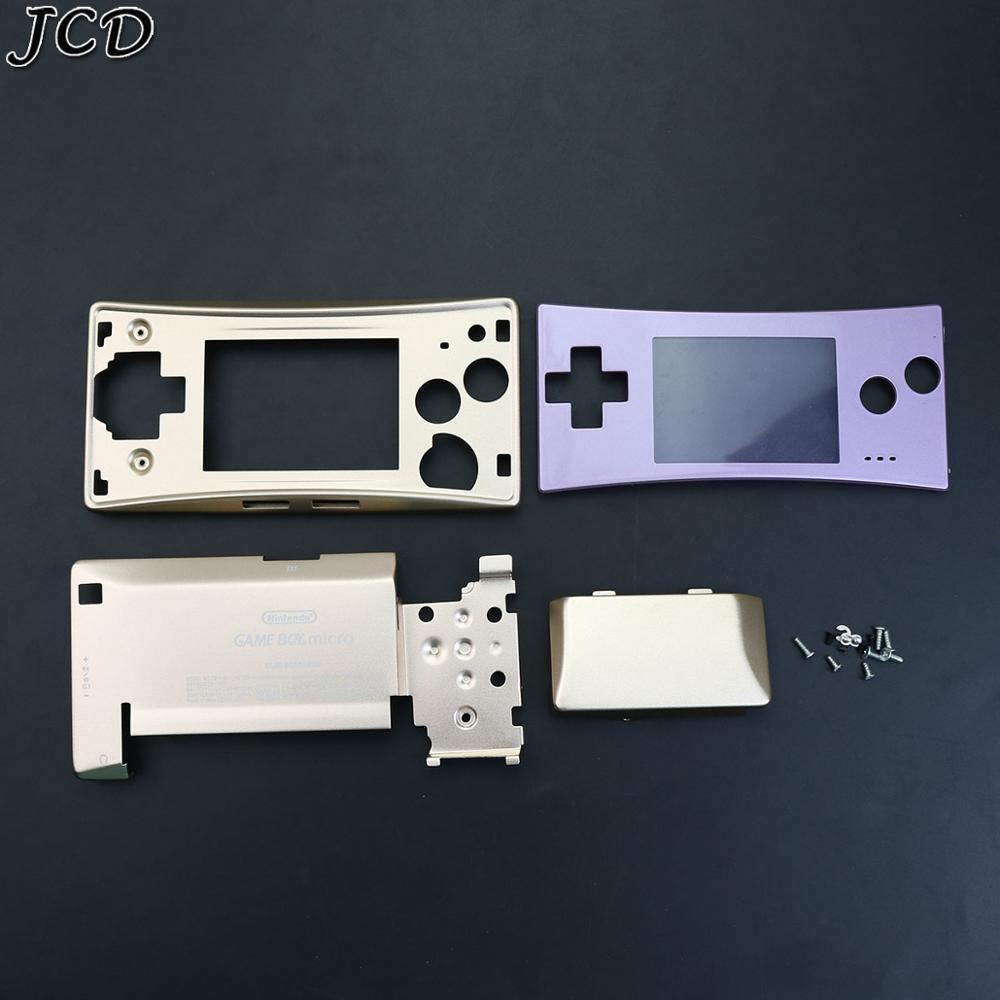 Jcd 6 Kleuren Metal Shell Case Behuizing Voor Gameboy Micro Console Vervanging Cover Voor Gbm: B