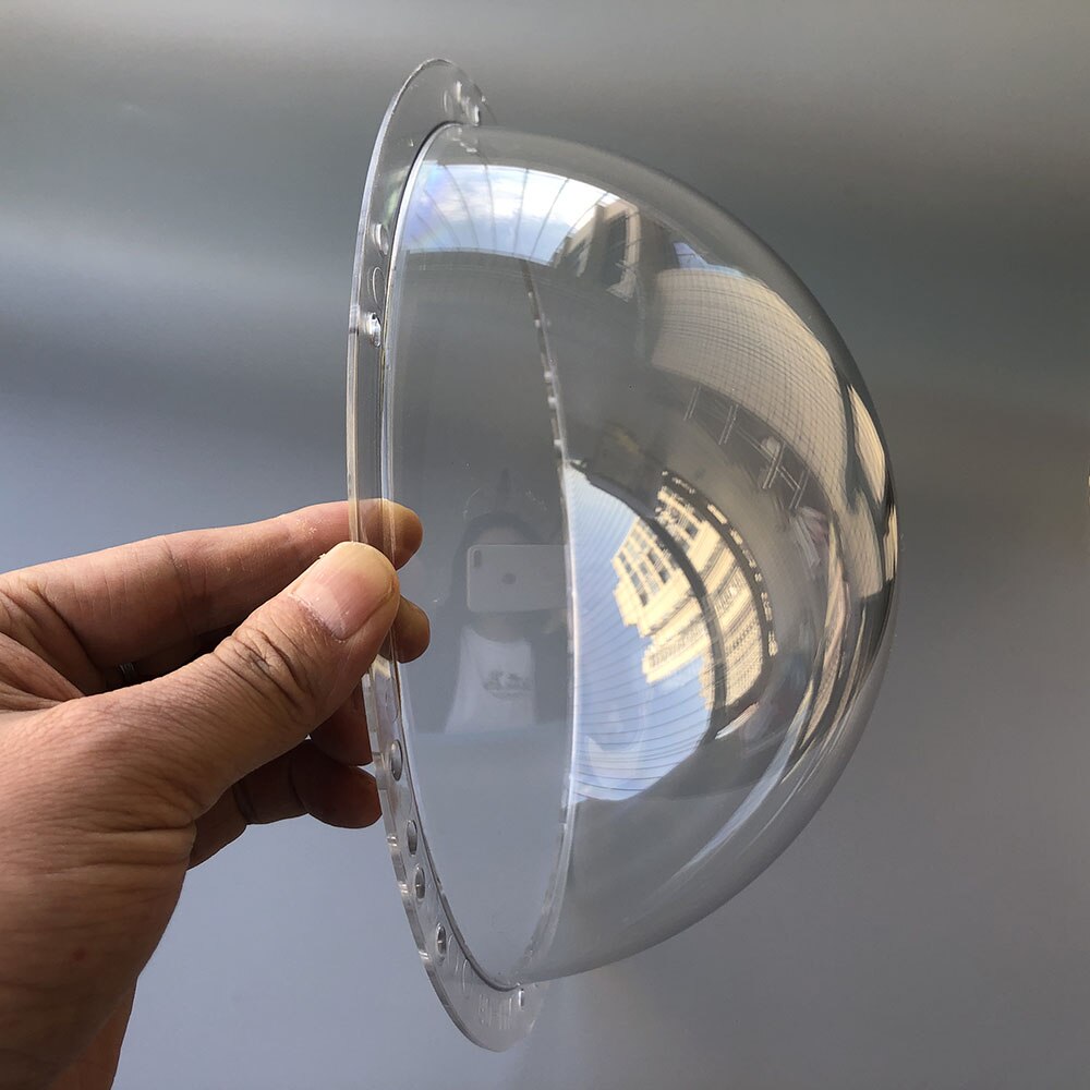 Dôme Transparent en plexiglas, 9.84 pouces, 250x102mm, en acrylique, haute vitesse, capuchon d&#39;objectif, sphérique, boîtier de caméra de sécurité CCTV
