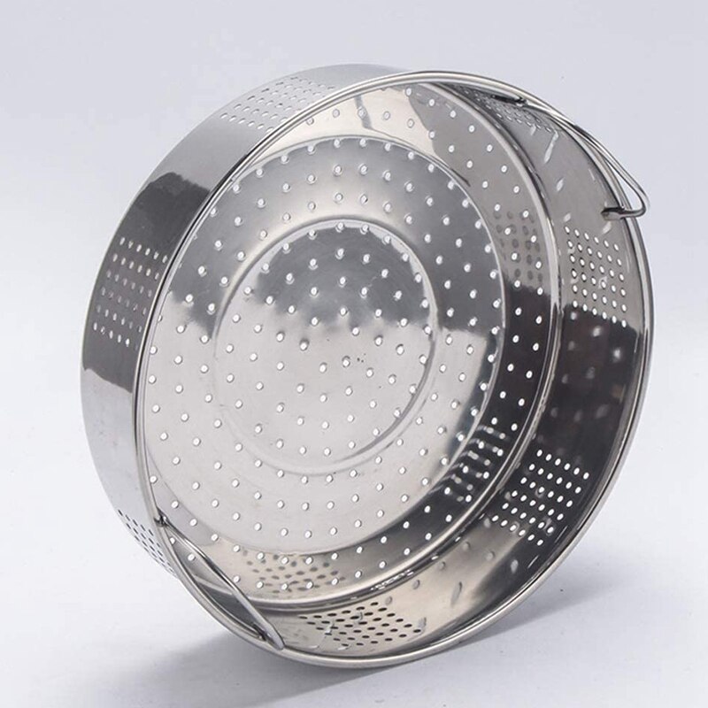 Grote stoommand van roestvrij staal, dikke stoommand voor het stomen van dim sum dumplings, broodjes, groenten, vlees, vis, rijst