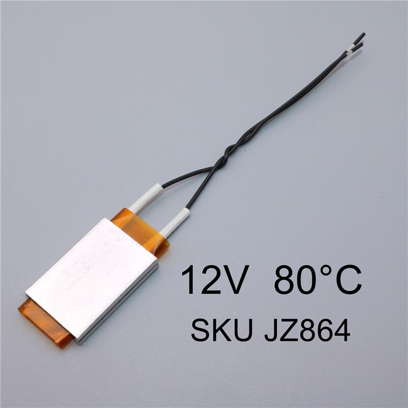 Placa de calefacción eléctrica de cerámica de 10 Uds elemento de calefacción de coche 12V concha de cerámica hoja calentador de temperatura constante 80/120/220 ℃: CW864