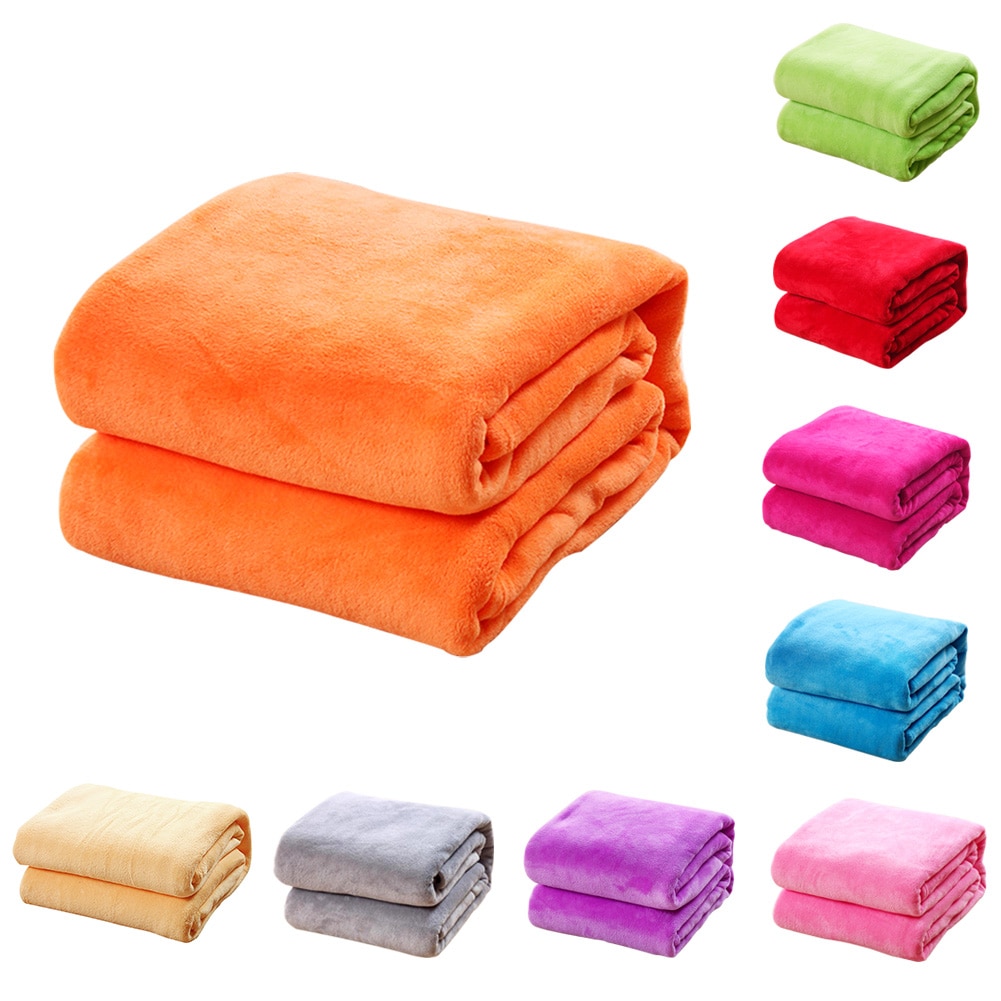 12 Stück Ultra-weiche Fleece-Decken, 127x152 Cm – Leicht, Warm, Für Couch, Bett & Reisen, 180 GSM