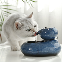 Fontana per gatti fontana per gatti in ceramica fontana per animali domestici distributore d'acqua elettrico per animali domestici forniture per cani e gatti