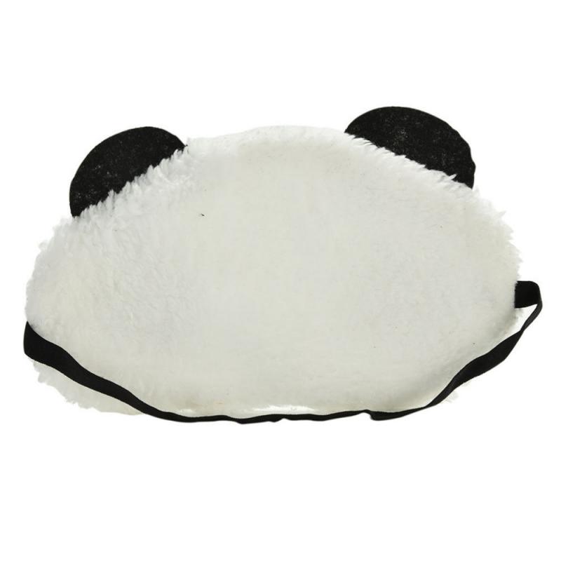 Sødt ansigt hvid panda øjenmaske øjenskygge skygge søvnmaske øjenbetræk sundhedspleje 3 stilarter søvn bomuldsbriller øjenmaske