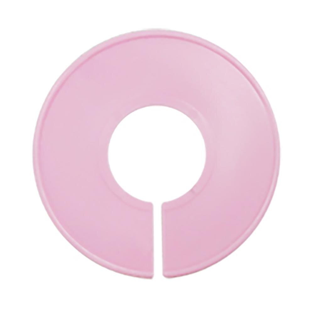 6/8/12Pcs Diy Baby Kleding Maat Verdelers Plastic Kleden Markering Ring Maat Verdelers Garment Maat Tags ronde Hangers Rack: Pink-6Pcs