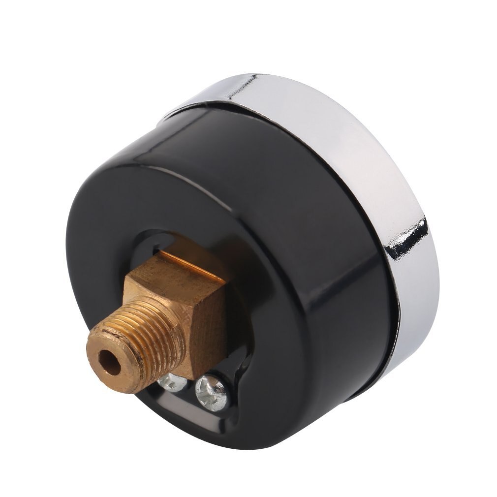 TS-Z51 1/8'' NPT Air Compressor Hydraulic Pressure Gauge 0-60 PSI Back Mount