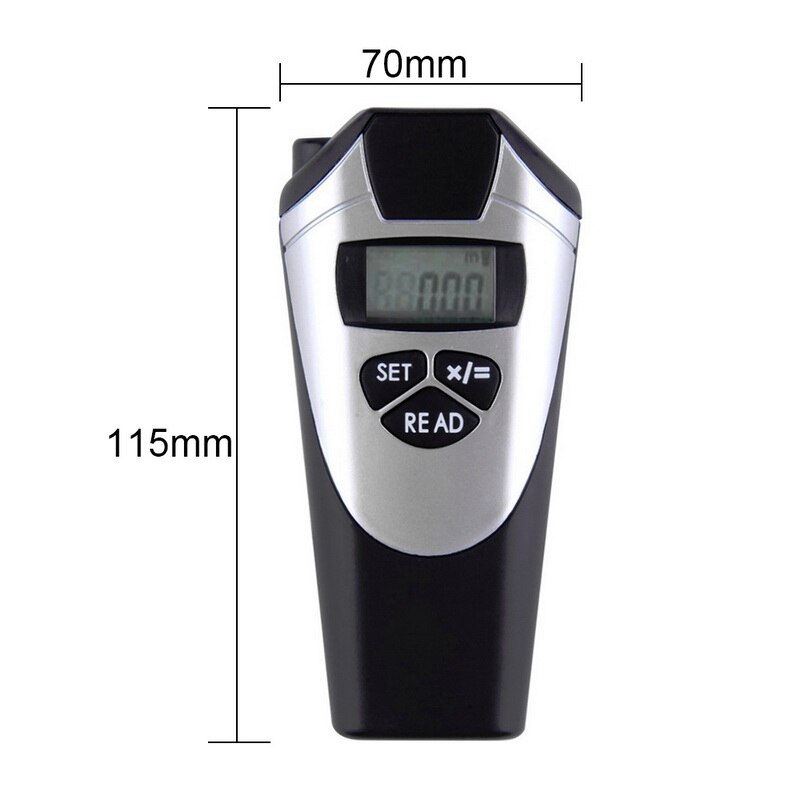 Ultrasonic Rangefinder Hand Infrared Handheld Measuring Ruler Electronic Measuring Instrument Multifunction Rangefinder -1: Default Title