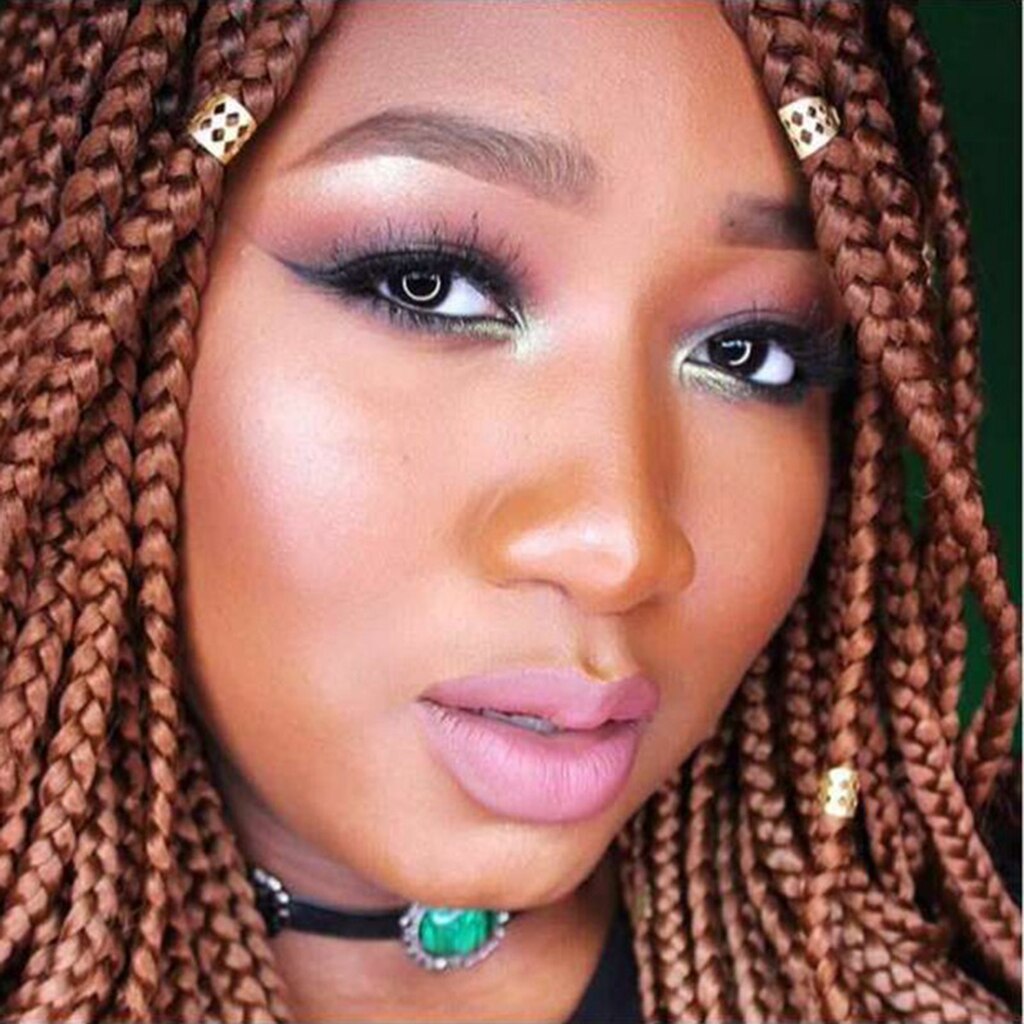 50 Pcs Aluminum Hair Coil Dread Locks Hair Braid Rings Set s Metal Hair Cuff Hair Braiding Bead For Hair Accessory