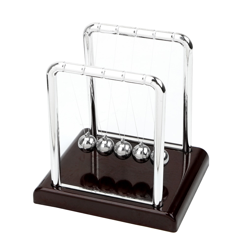 NICEYARD Table Decor Newton Ball Physics Science Pendulum Steel Balance Ball Newton's Cradle Metal Pendulum Ball