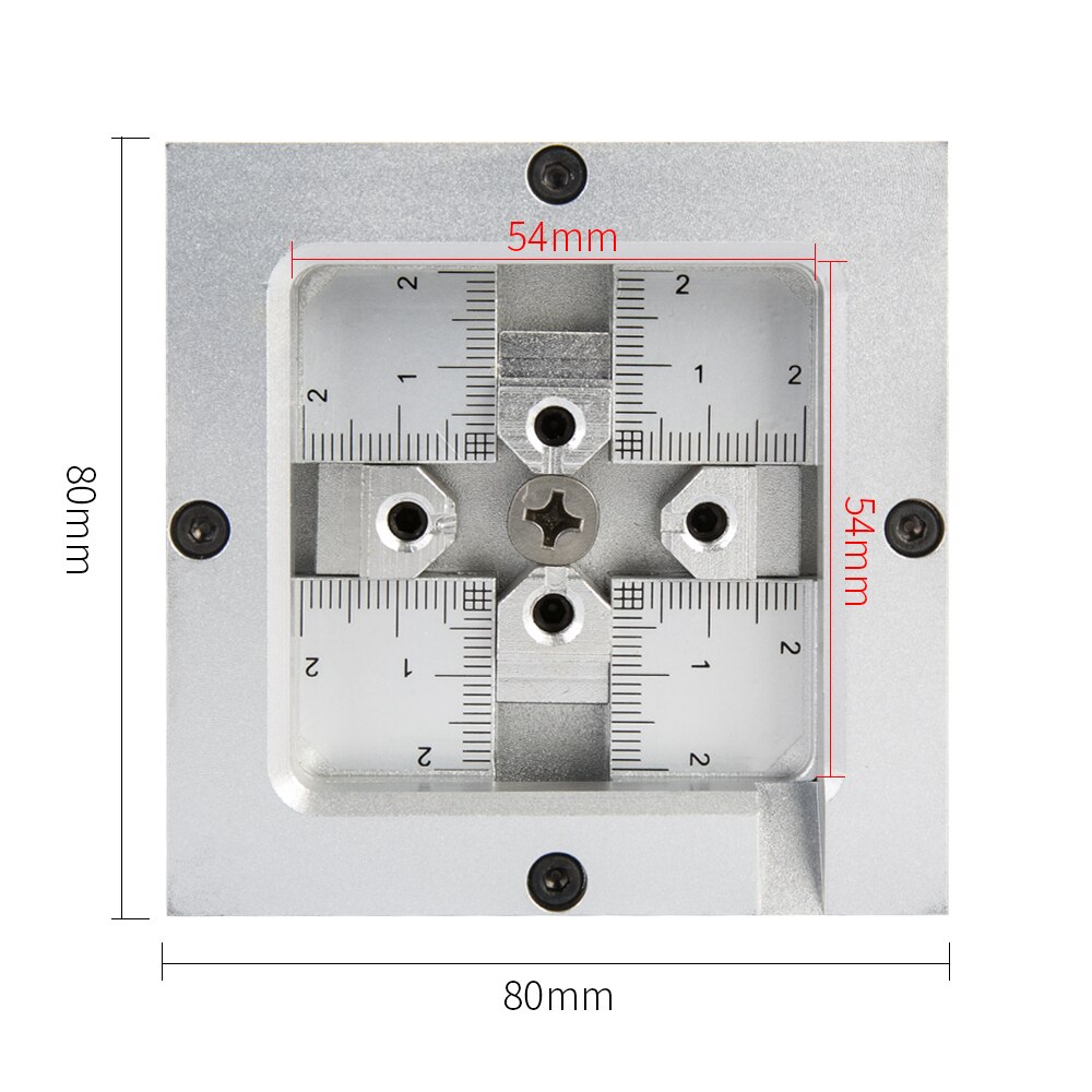 HT-80H adjustable BGA Reballing Station Reballing tool Holder JIG 80x80 mm