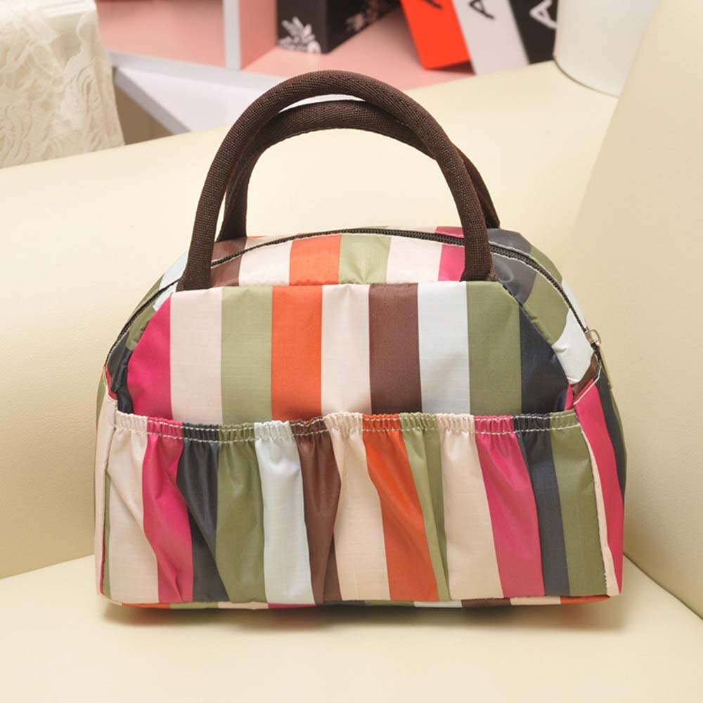 Handbag Small Bag Waterproof Printed Lunch Bag Bag Hand Carry Female Bag Storage Bag 31506: 19