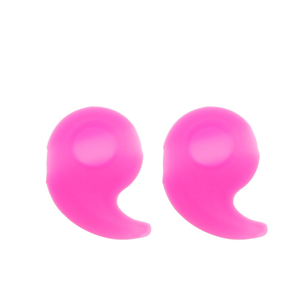 2Pair Glasses Ear Hook Soft Silicone Anti Slip Ear Hook Spectacle Sports Fixed Leg Grip Temple Holder Eyeglasses Accessories: rose red