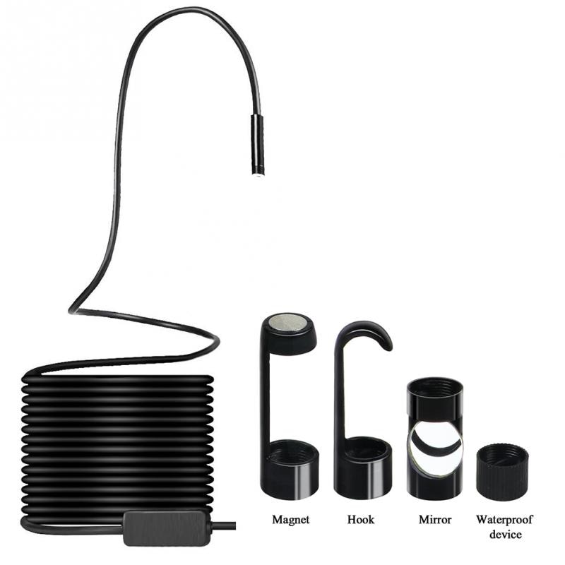flexibel Haken Magnet Seite Spiegel einstellen für 8mm Depstech kabellos Endoskop Kamera Wasserdicht Weiche Kabel Inspektion: Ursprünglich Titel