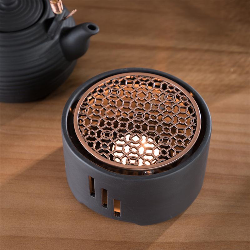 Teapot Trivets Tea Heater Home Office Decorative Household Candlestick Tea Stove Milk Warmer For Home Tea House Hotel A4