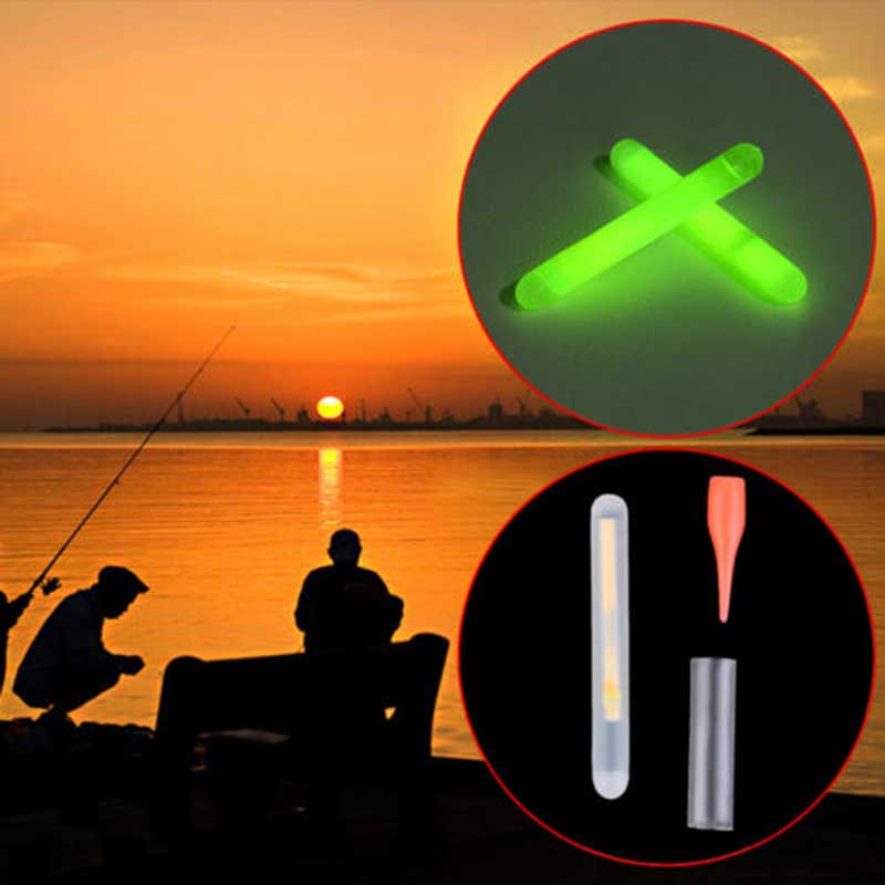 Nieuw 15 Pcs Mini 4.5X36 Mm Glow Vissen Vis Tl Lightstick Licht Nacht Float Rod Lichten Dark Sticks