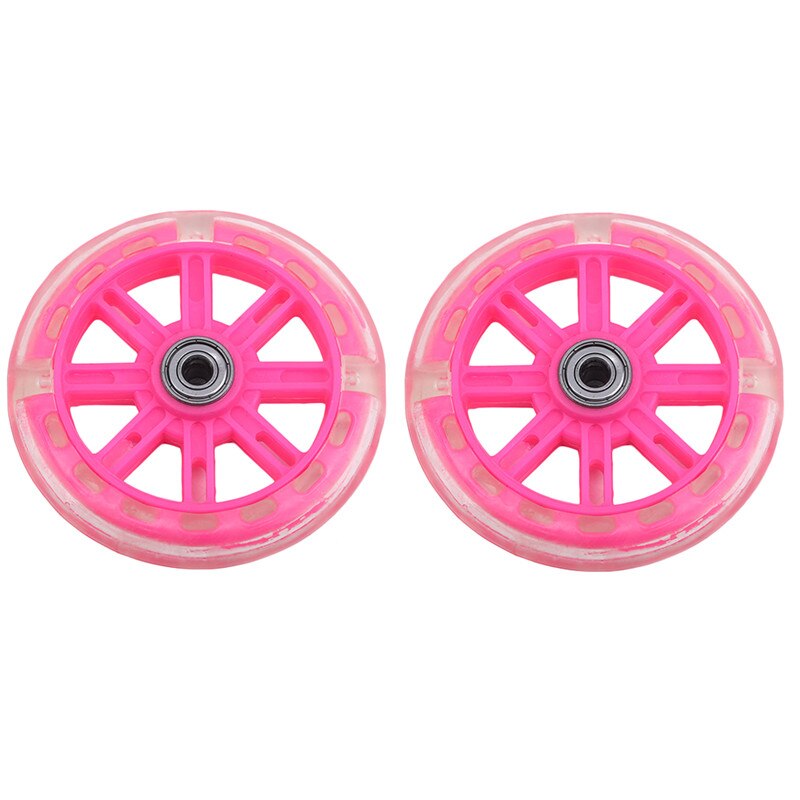 Children Kids Bicycle Bike Training Wheels Flash Stabilisers Safe For Cycling Balance Kids Learn Cycling Auxiliary wheel: pink
