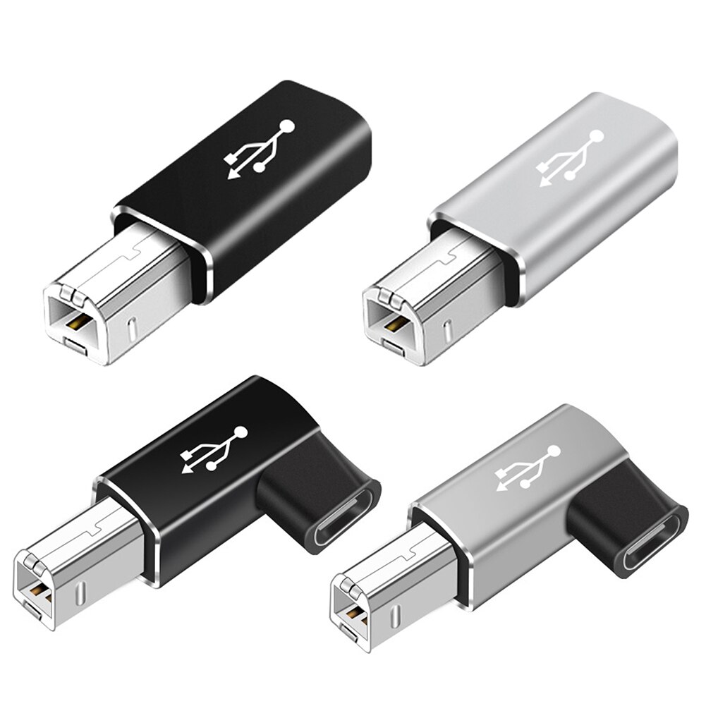Usb-typ-c-buchse auf usb-b-stecker-adapter für scanner und drucker, usb-c-datenübertragungsadapter für midi-controller und tastatur