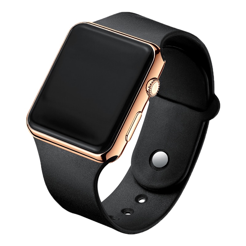 Mode Mannen Kijken Vrouwen Casual Sport Armband Horloges Wit LED Elektronische Digitale Snoep Kleur Siliconen Horloge Kinderen