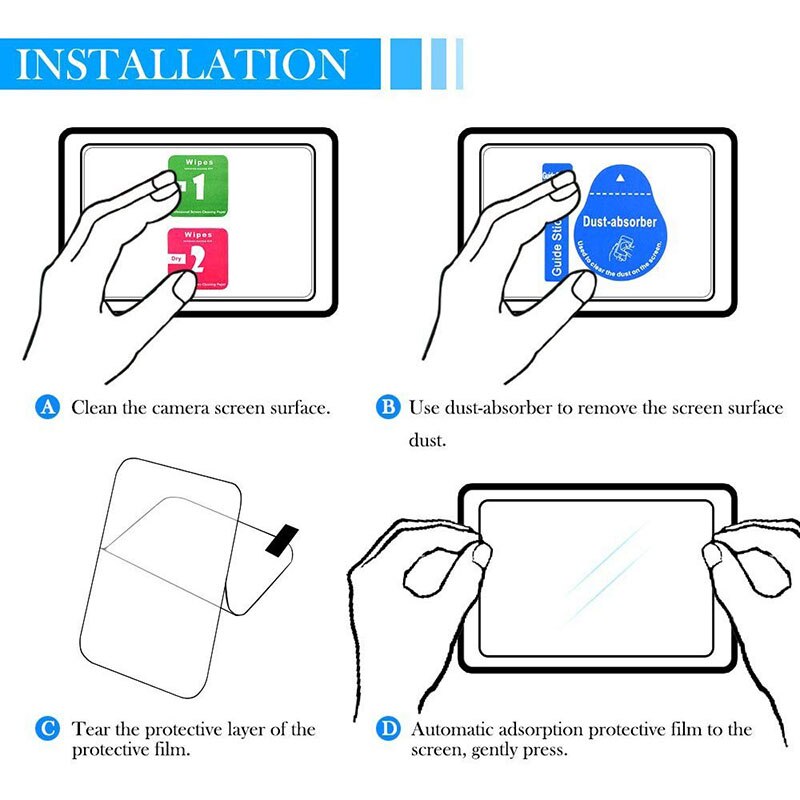 2Pcs Tempered Glass For Pentax K1 K-1 Mark II KP K-S2 K-70 KS2 K70 K-3 K3 K-5 K-5IIs K-01 Q10 645Z Camera Screen Protector