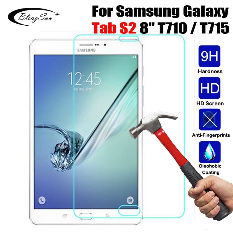 9 H Premium verre trempé pour Samsung Galaxy Tab S2 8.0 T710 T715 clair écran protecteur tablette Film de protection 2.5D pour T719N