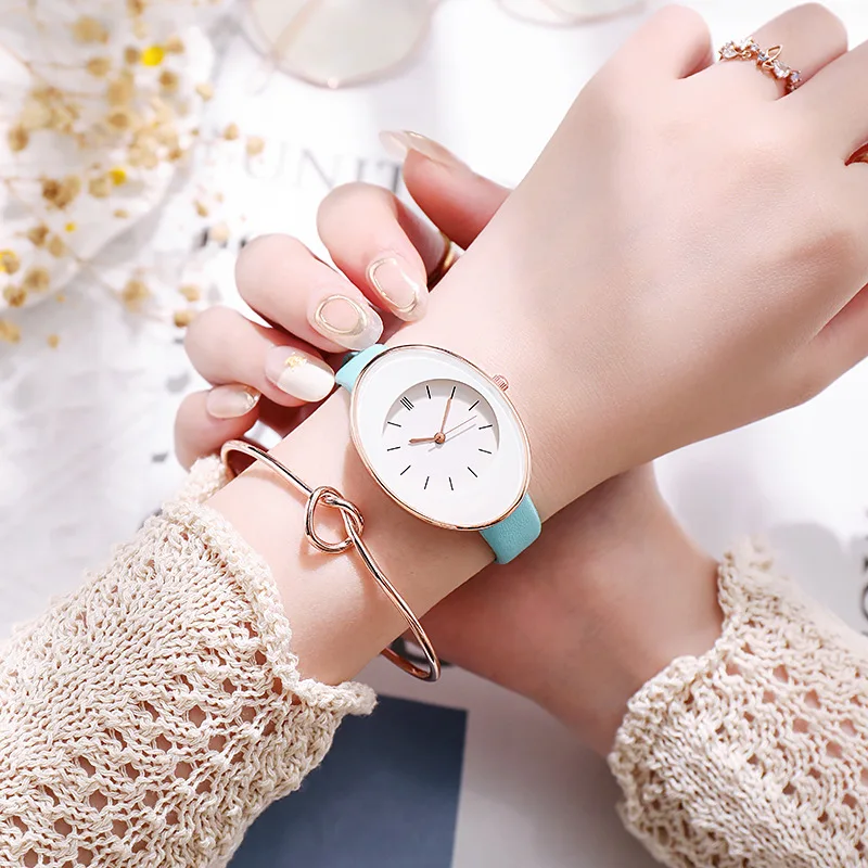 Modehorloge voor dameshorloges Bestverkopende producten Luxe dameshorloge Damespersoonlijkheid Eenvoudige riem Reloj Mujer