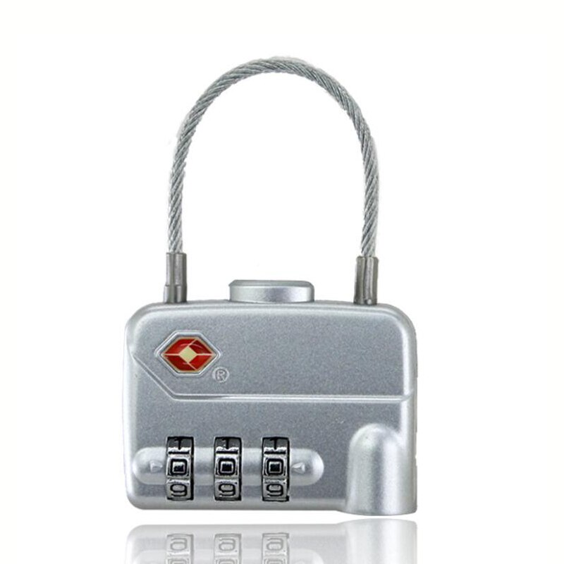 Master Lock TSA Locks Smart Combination Lock For Travel Luggage Suitcase Anti-theft Code Padlock Customs Password Lock: Silver
