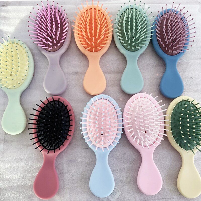 Mädchen Haar Kopfhaut Massage Kamm Süssigkeit Prinzessin Haarbürste Frauen Nass Lockige Detangle Haar Pinsel für Salon Friseur Styling Werkzeuge