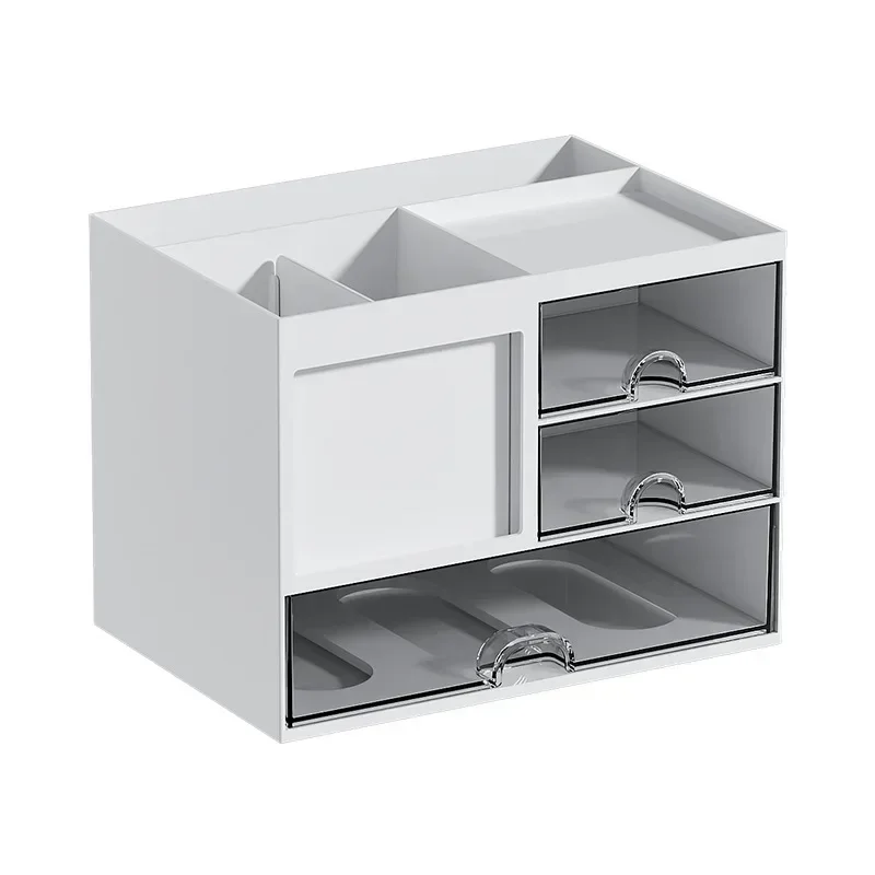 Schreibtisch-Schublade, Aufbewahrungsbox, stapelbar, staubdicht, Bürobedarf, Schreibtisch-Organizer für Studenten, Schreibwarenhalter, Bürobedarf