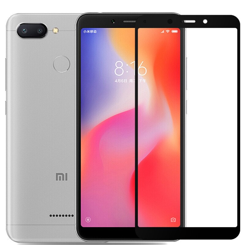 9D Volle Abdeckung Gehärtetem Glas Für Xiaomi Redmi 6 6A Anti-platzen Anzeige-schutz Auf sterben Redmi 5A 6A 7A Glas Schutz Film fallen: Schwarz / Pro Redmi 7A