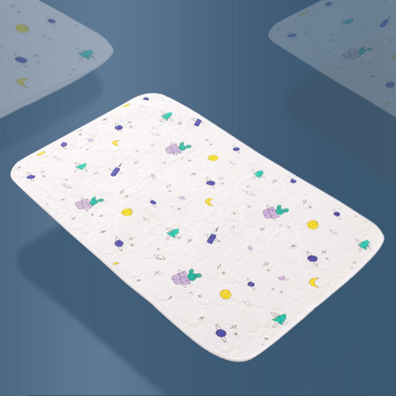 Couche-culotte imperméable en pur coton pour enfants, tapis à langer lavable, respirant, motif dessin animé