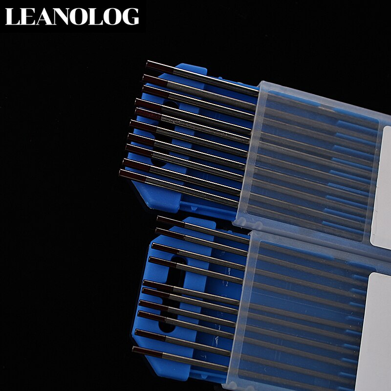 Varilla Tig de electrodo de tungsteno WZ3, 1,0/1,6/2,0/2,4/3,0/3,2/4,0 MM x 150mm(6 "), cabeza marrón, varilla de soldadura de electrodo de tungsteno de 0.3% circonio