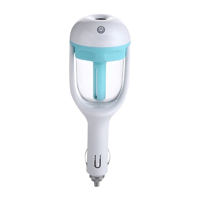12V Auto Stoom Luchtbevochtiger Aroma Diffuser Mini Luchtreiniger Aromatherapie Etherische Olie Diffuser Mist Maker Spuit Voor Auto: Blauw