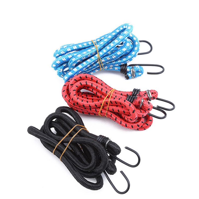 Elastico Attrezzature bungee Cavo Ganci Moto Corda cravatta Bicicletta Deposito tetto cremagliera Cinghia di Banda Fissa Gancio Elastici di Gomma Corda Bagagli