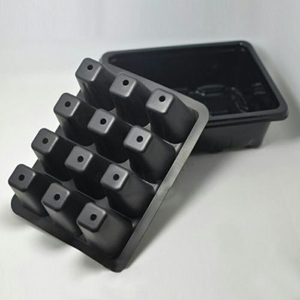 Seed Starter Kit 12 Cells Seedling Trays Gardening Germination Tray Plant Grow Kit for Gardening Propagation Bonsai Germination