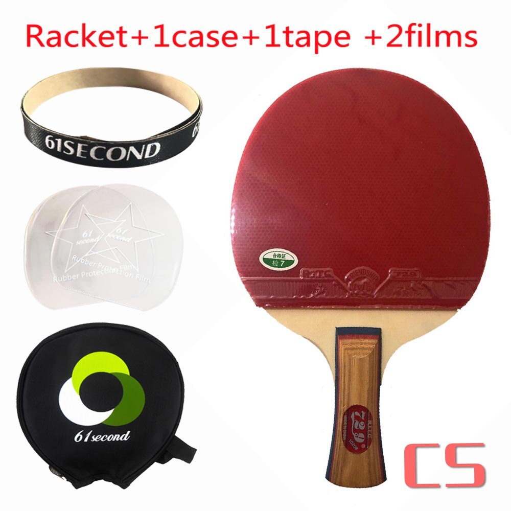 RITC 729 Friendship 1020# Pips-In Table Tennis Racket for Ping Pong