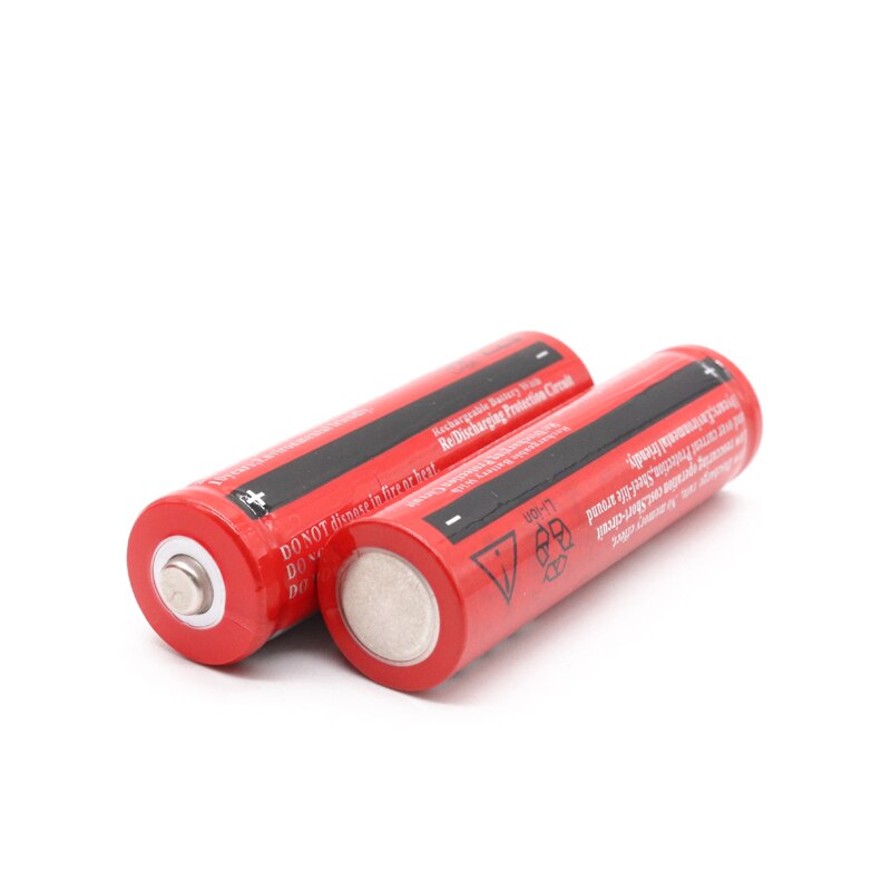 18650 battery 3.7V 6800mAh rechargeable liion battery for Led flashlight Torch batery litio battery+