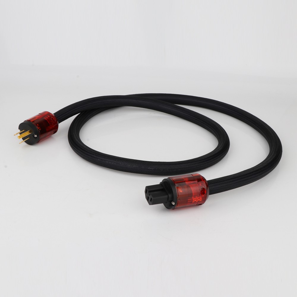 HI-End Furukawa PCOCC copper power wire Audio Grade USA Power Cable With P046 C046 Gold Plated US Power Plug Cable HIFI