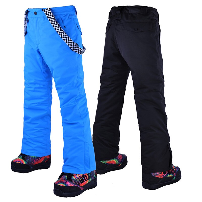 Mannen Ski Broek Merken Outdoor Sport Bretels Broek Mannen Winddicht Waterdichte Warme Winter Sneeuw Snowboard