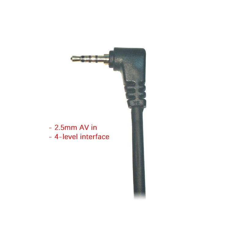 Olysine Original Rear View Camera 4 Pin AHD 1920*1080P Reversing Cam 2.5mm AV in interface for Car DVR Mirror Dash Cam Universal