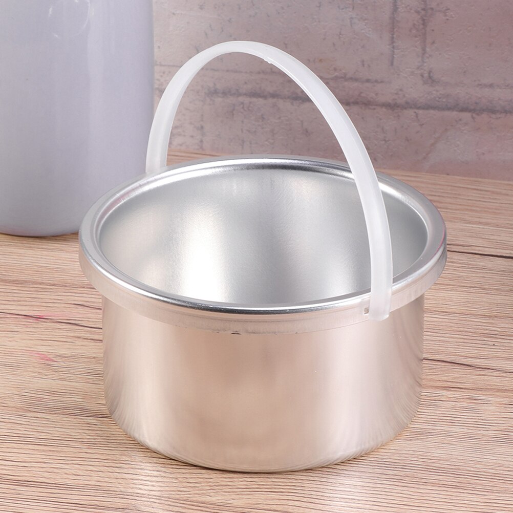 2pc Salon Pot Electric Wax Warmer Heater Pot Facial Skin Hair Removal Spa Tool Hair Removal Inner Pot Wax Depilatory Machine
