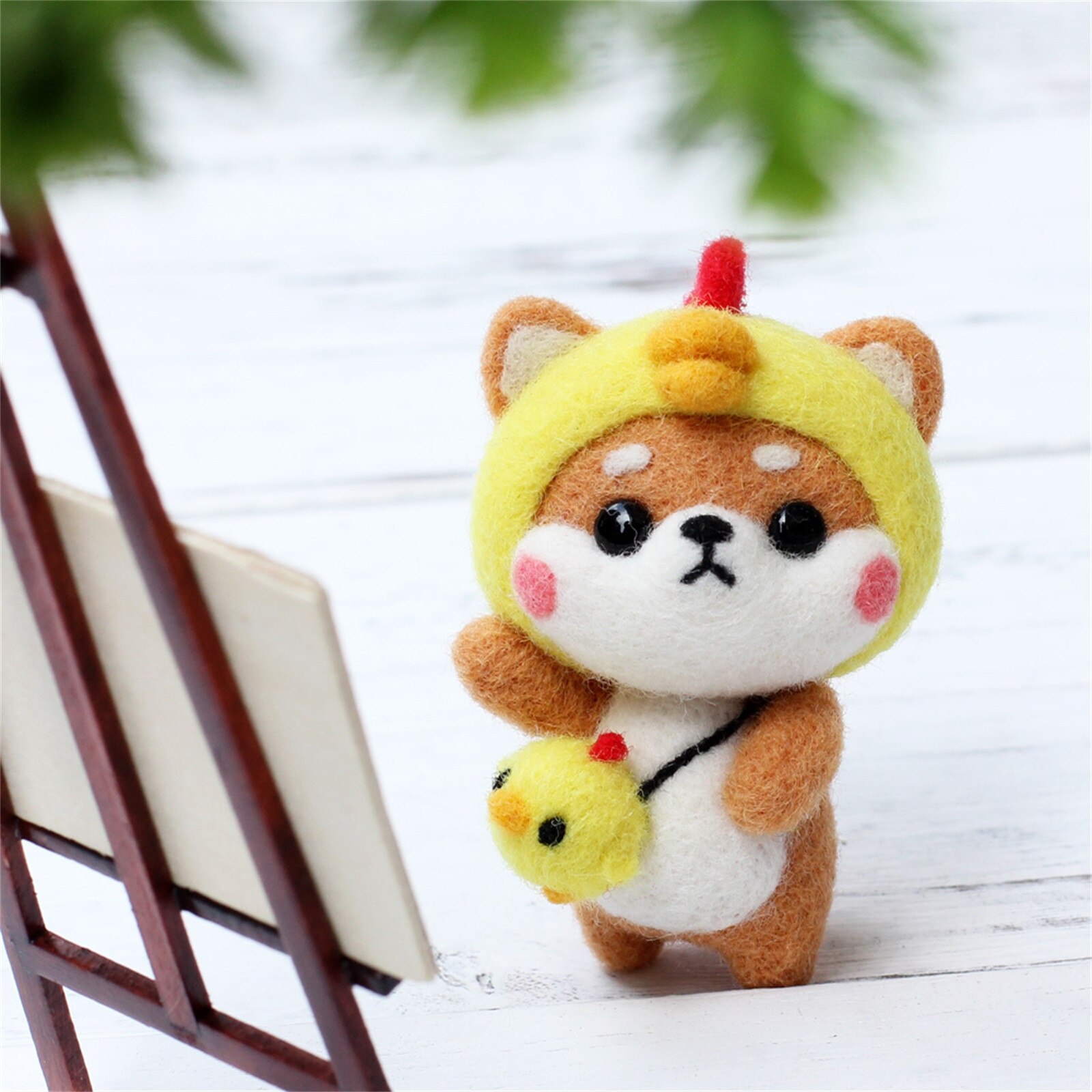 Leuke Hond Patroon Handgemaakte Diy Poke Wol Vilt Materiaal Productie Pakket Grappig Educatief Speelgoed Voor Kinderen Diy Breien Мягкие