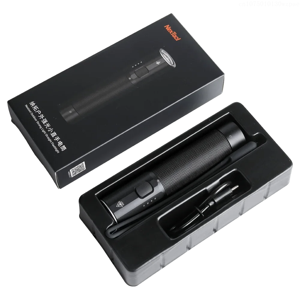 Xiaomi NexTool linterna de luz fuerte para exteriores 4500mAh luz LED linterna de luz directa impermeable 4 modos de iluminación banco de energía